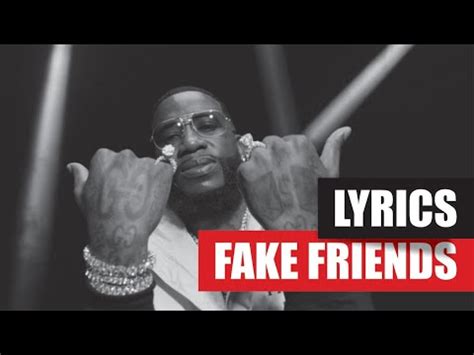 gucci mane - fake friends lyrics|gucci mane friends lyrics.